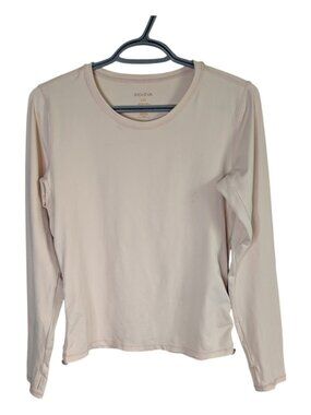 Indyeva Milgin II LT Top Light Blush Pink Ruched Sides Size Large